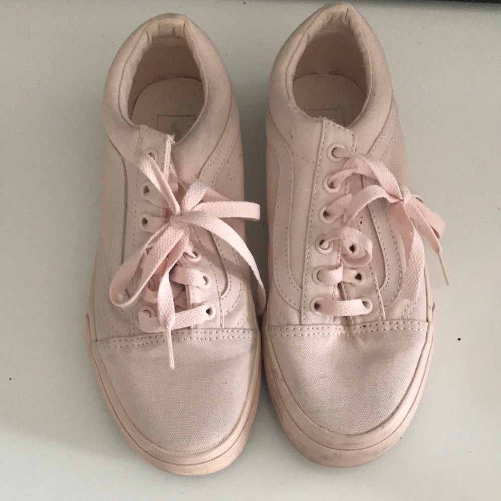 Pink vans size 7W / 5.5M